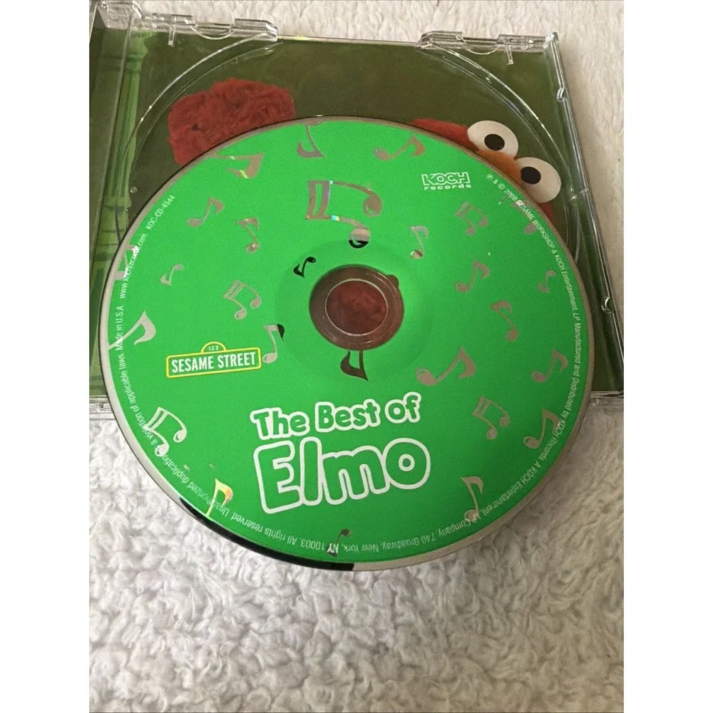 Sesame Street Platinum All-Time Favorites Best Of Elmo CD 2008 Lot Of 2 Big Bird